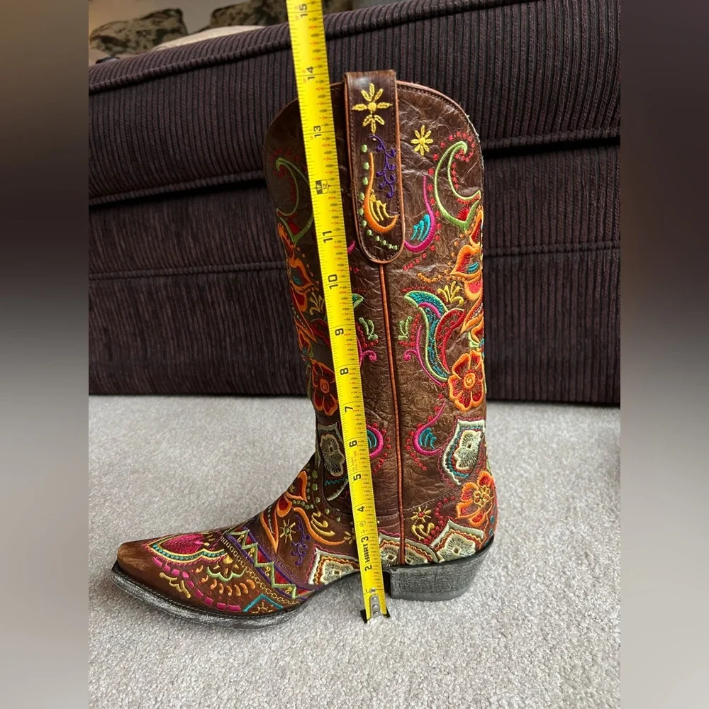 NEW Old Gringo 9.5 B Olivia Embroidered Western Cowboy Boots  Mothers Day gift - Picture 9 of 10